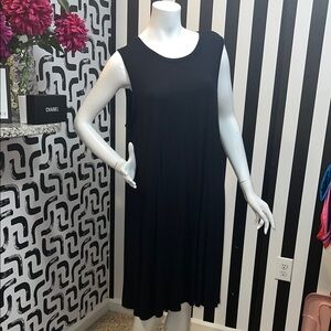 Philosophy Black Midi Dress